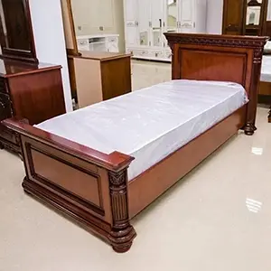 Кровать 90 "Венеция Люкс" Орех 364  купить в интернет магазине Мебель из массива. Звоните +7 495 961-63-63 Кровати из массива дерева