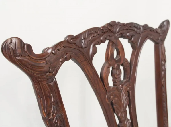 Резной стул в стиле Чиппендейл MSM.106 Biege CH15 BIEGE купить в интернет магазине Мебель из массива. Звоните +7 495 961-63-63 Мебель Индонезии