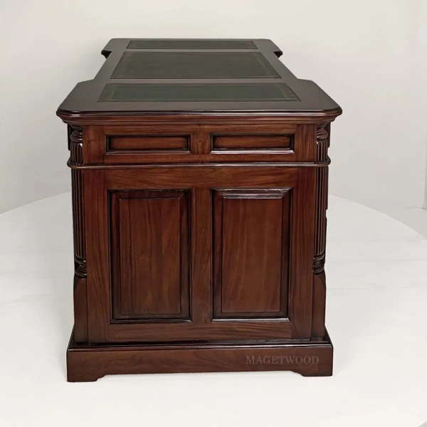 Письменный стол из массива дерева 180 MSMU.902 BROWN W010-C BROWN купить в интернет магазине Мебель из массива. Звоните +7 495 961-63-63 Мебель Индонезии