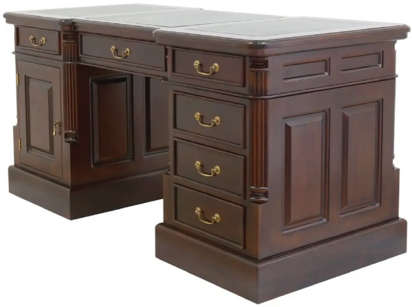 Письменный стол из массива дерева 180 MSM.350 Brown 12256 BROWN купить в интернет магазине Мебель из массива. Звоните +7 495 961-63-63 Мебель Индонезии