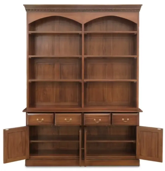 Книжный шкаф  CUST-BKCS-175W CUST-BKCS-175W купить в интернет магазине Мебель из массива. Звоните +7 495 961-63-63 Мебель Индонезии